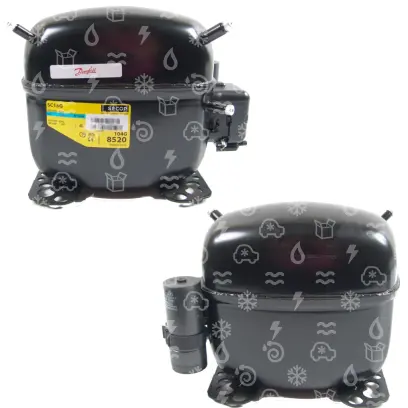 kompresor SECOP / DANFOSS SC15GX, LBP/HBP - R134a, 220-240 V, 50 - 60 Hz